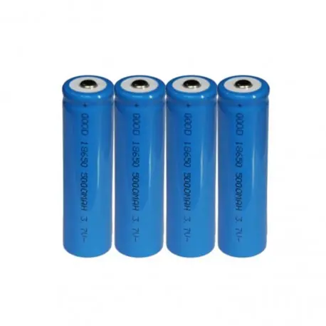 Legnépszerűbb 4PCS 3.7V 5000mAh 18650 akkumulátor Li Ion újratölthető nagy kapacitású elemlámpa forró új forró teljesítmény nagy