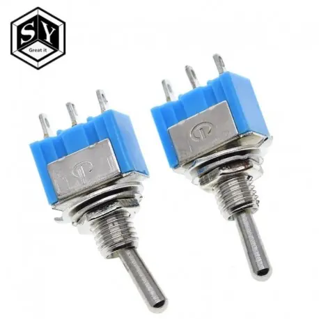 Vedd meg online MTS-103 BE-KI-BE - 1db barkács kapcsoló BE-KI-BE / BE-KI 3 tűs 3 helyzetű reteszelő MTS-103 MTS-102 AC 125V / 6A 250V / 3A