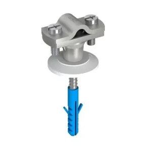 Alacsony ár Vezetéktartó rozettás M8 dübellel Rd8-10 tűzihorganyzott acél/Niro-cinköntvény 24mm VI J.PRÖPSTER