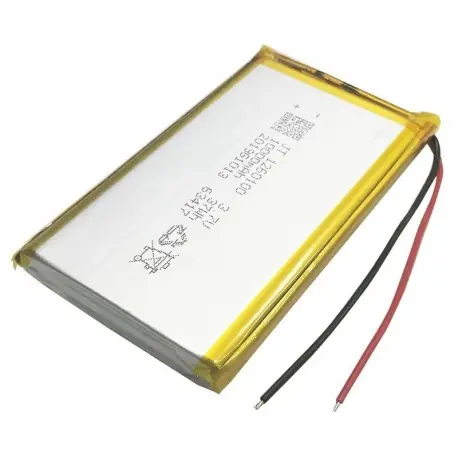 Végkiárusítás 10000mah 1260100 újratölthető lipo akkumulátor E-book Camera PDA elektromos játékok GPS DVD asztali lítium polimer