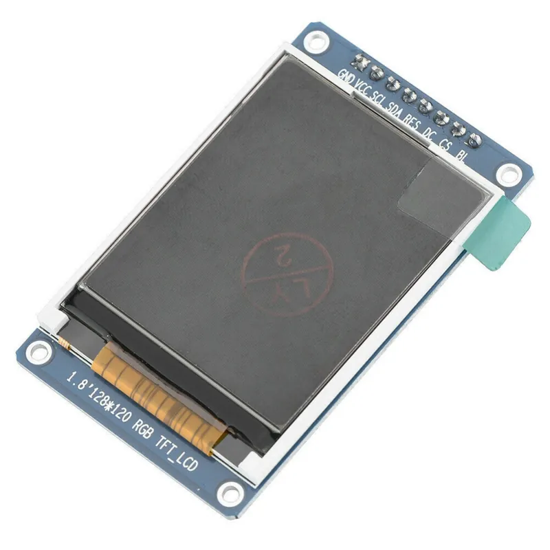 Vedd meg most Nincs szín - 1,8 hüvelykes, 128X160 TFT színes színes LCD kijelző vezérlő modul ST7735 STM32 GS