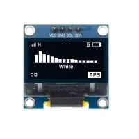 IIC I2C OLED kijelző 0,96" - Fehér, 128 x 64 Expressz kézbesítés