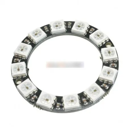 Vedd meg online RGB LED-es gyűrűs 12 darab WS2812 5050 RGB LED beépített illesztő-modul Arduino