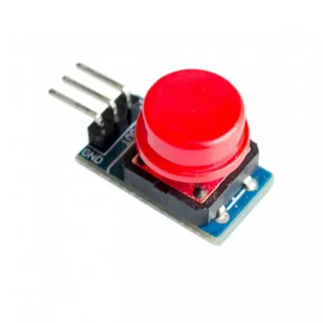 Biztonságos vásárlás 12X12MM Nagy kulcs modul Nagy gomb modul Könnyű érintőkapcsoló modul kalapgal Magas szintű kimenet arduino számára