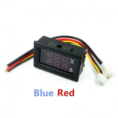 DC 0-100V 10A digitális feszültségmérő ampermérő kettős kijelző feszültségérzékelő árammérő panel Bestseller