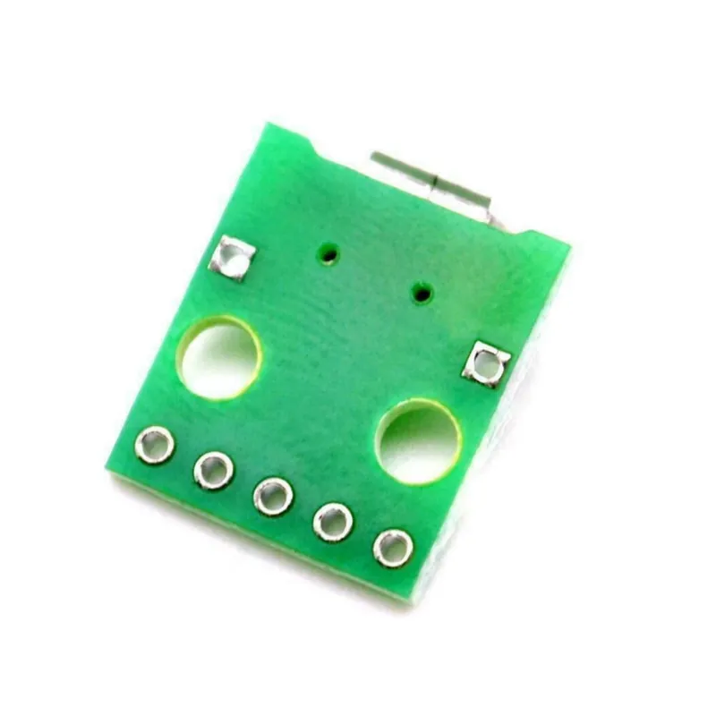 Nincs szín - 5 tűs USB női Mini USB-B típusú DIP 2,54 mm-es csatlakozó Bo Breakout adapter A5O5 Akció