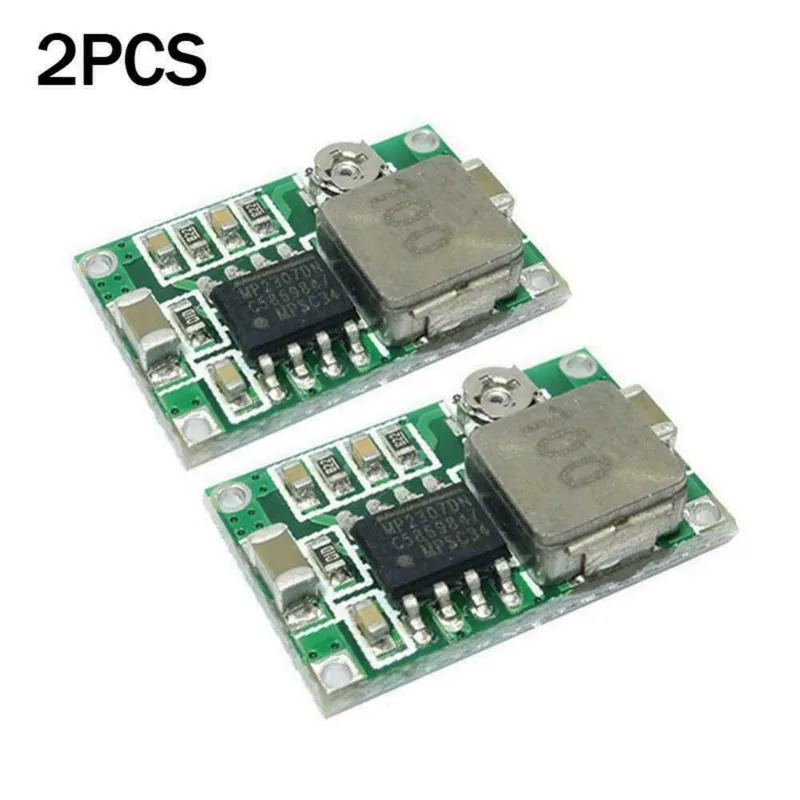 Bestseller Nincs szín - 2db Mini360 3A DC feszültség fokozatmentes áramátalakító 9V 5V 12V Buck modul X4P5