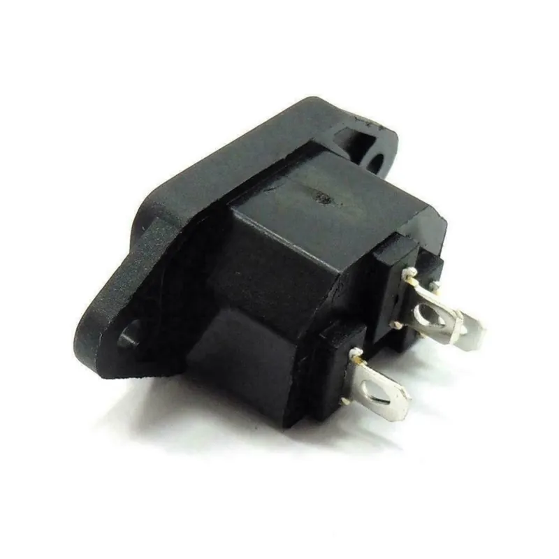 Kihagyhatatlan ajánlat Nincs szín - AC 10A 250V IEC320 C14 csatlakozó dugó 3 érintkezős panel bemeneti tápegység hálózati csatlakozó