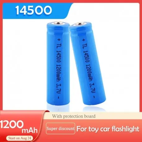 2PCS / LOT EastFire AA 14500 1200mah 3,7 V-os újratölthető lítium-ion akkumulátorok és LED-es elemlámpa, ingyenes Kihagyhatatlan ajánlat