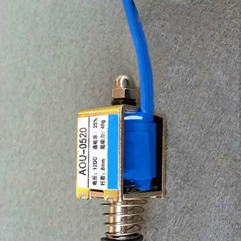 Akció Nincs szín - ZYE1-0530 DC 12V 1A 10 mm-es löketnyomásos típusú nyitott keretű mágnesszelep K1W5 B9K7