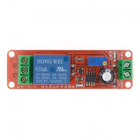 Vedd meg online 12V - DC 12 V késleltetett relé modul NE555 Időrelé árnyékolás időzítő relé időzítő vezérlő kapcsoló autó