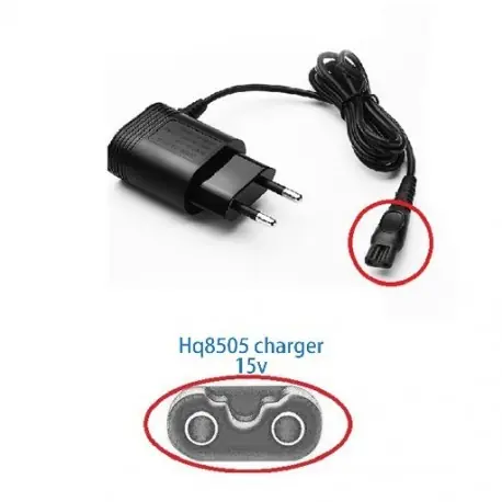 Legkelendőbb 15 V 5,4 W 2-pólusú töltő EU dugós hálózati adapter PHILIPS borotvákhoz HQ8505 HQ6070 HQ6075 HQ6090 HQ8500 HQ6070 HQ6073