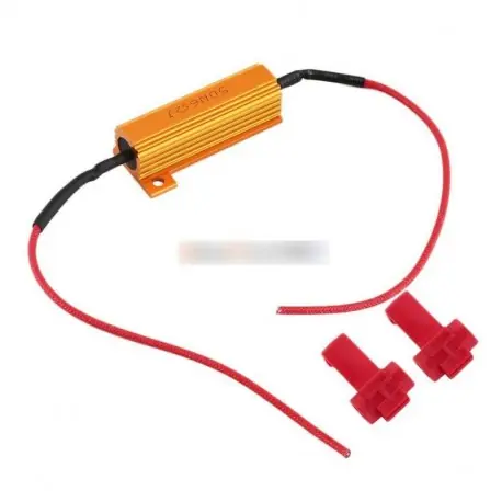 Csak ma Figyelmeztetés dekóder 5W-50W 6Ω, a két Cancellers  autó 12V-os LED terhelés ellenállás