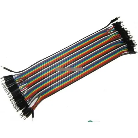 Akciós ár 40 db dupont jumper kábel 20 cm 2.54 mm Arduino