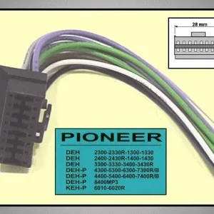 PIONEER csatlakozó 16p. Uni Csak ma