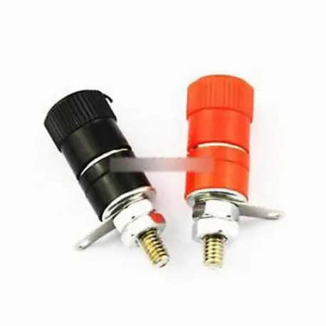 10db JS-910B 4 mm-es banáncsatlakozó Jack aljzat Női kötőjel a hangszóró audiójához Akció