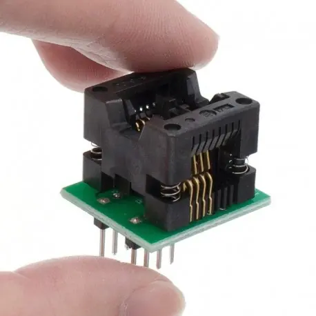 Programozó adapter - SOIC8 SOP8 - DIP8 EZ programozó adapter foglalat átalakító modul 150 millió Korlátozott ajánlat
