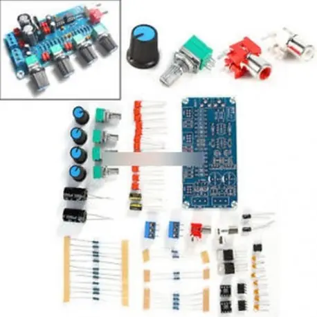 NE5532 HIFI OP-AMP erősítő hangereje EQ vezérlőkártya előerősítő DIY készletek Legkelendőbb