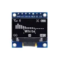 SPI OLED 1,3" kijelző 128 x 64 - Fehér Szuper akció