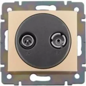Árengedmény Valena antenna aljzat TV-R süllyesztett 2-kimenet MM-végzáró 10dB/860MHz LEGRAND