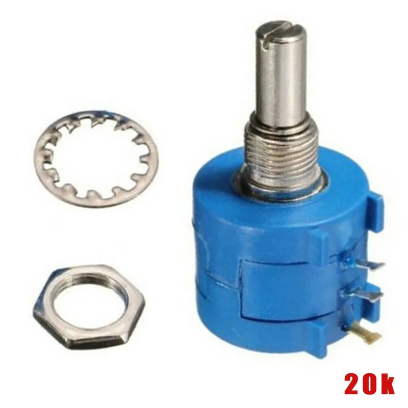 Outlet 20K - Potenciométer 1 ~ 500K szerszámcsere 3590S huzal változó pontosságú