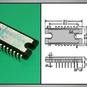 Árengedmény LA4125 NF-POWER AMP. 2x4.2W 20/18p