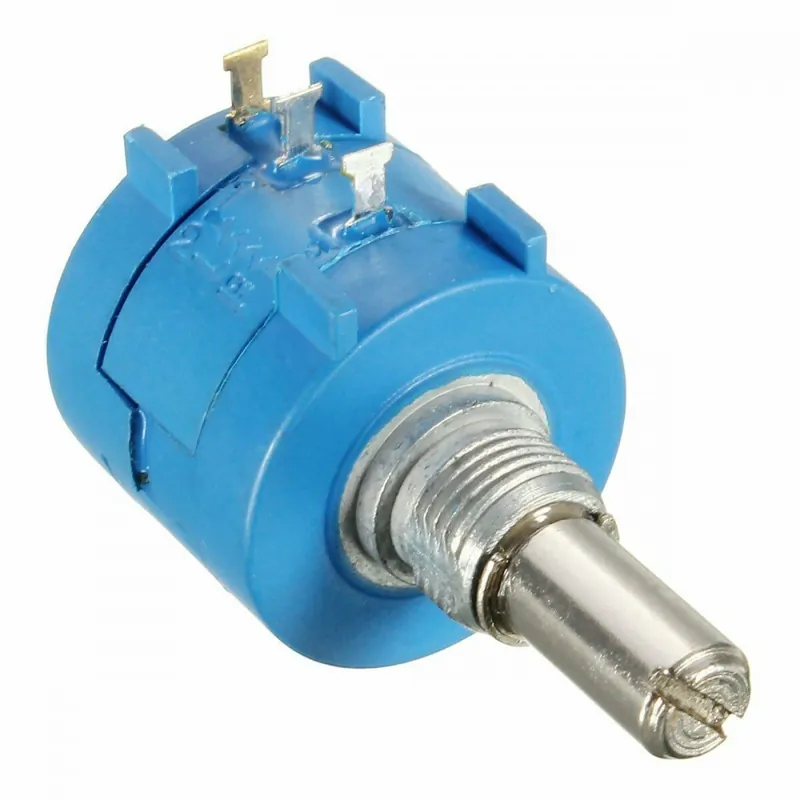 Nincs szín - 3590S-2-104L 10K Ohm vezetékes huzalos precíziós potenciométer edény 10 fordulatos alkatrészek Csak ma
