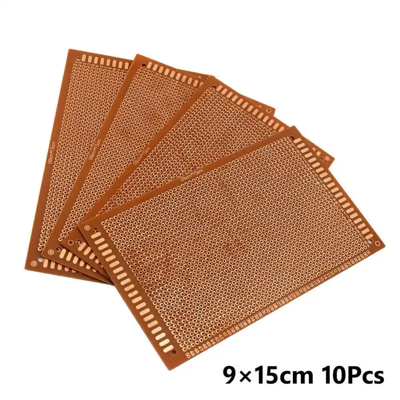 Kedvezmény 9 * 15cm - Egyoldalas CoppeR nyomtatott áramköri szalag kenyérlemez Diy forrasztókészlethez