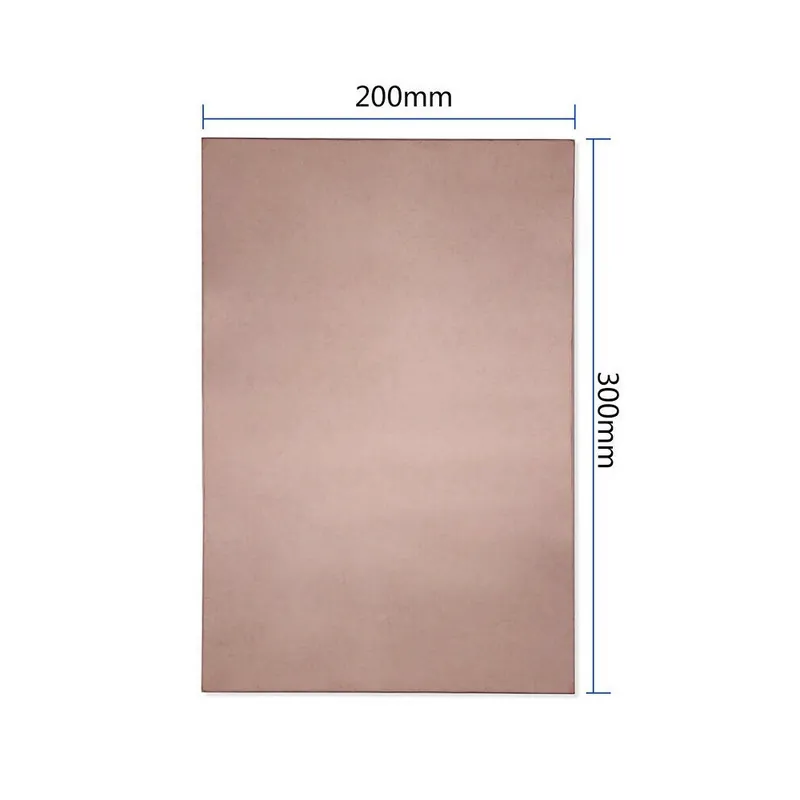 Ingyenes szállítás Nincs szín - DIY üres egyoldalas réz bevonatú laminált NYÁK áramköri lap 30cmx20cm