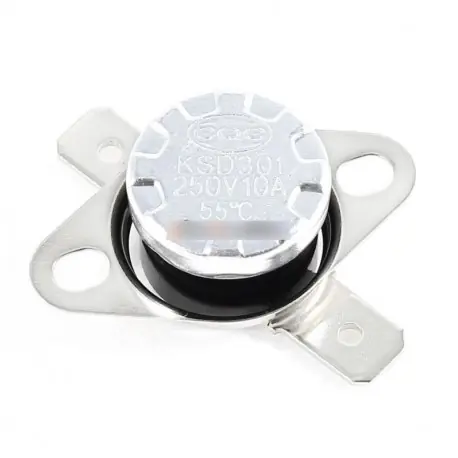 Gyors szállítás KSD301 Termosztát kapcsoló 10A 250V - 55 Celsius fokon kapcsol