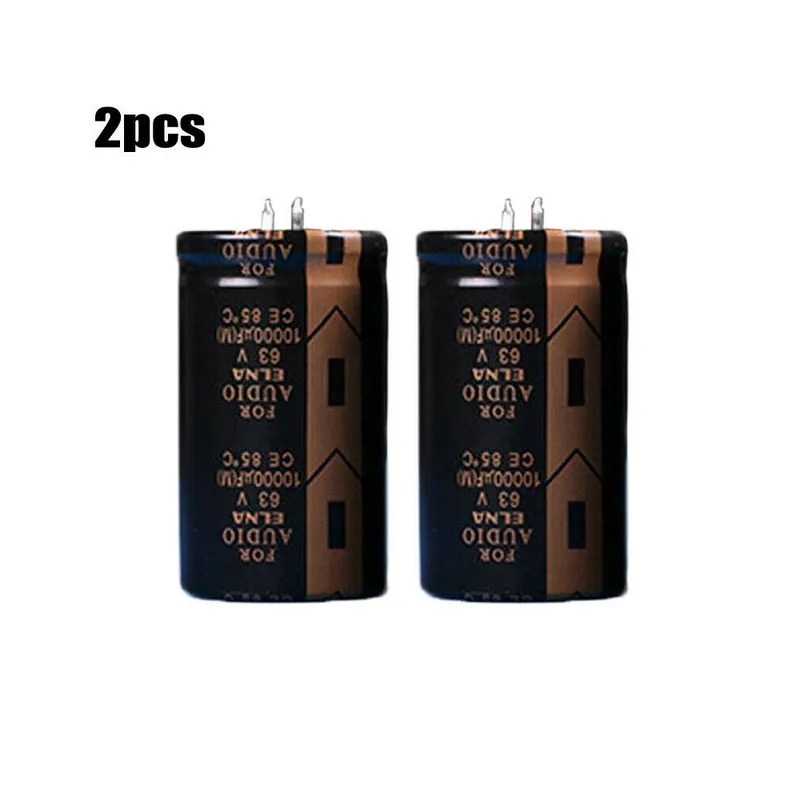 Korlátozott ajánlat 2db - Elektrolit kondenzátor 10000UF63V / 63V10000UF ELNA Audio CE 85 fokos csere