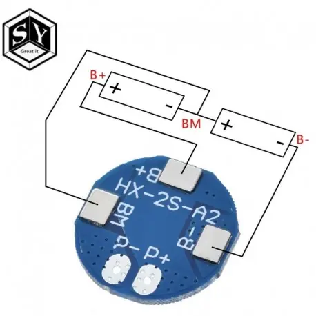 1db nagyszerű IT 2S 5A lítium-ion lítium akkumulátor 7.4v 8.4V 18650 töltő védőtábla bms pcm li-ion lipo akkumulátor Exkluzív ajánlat
