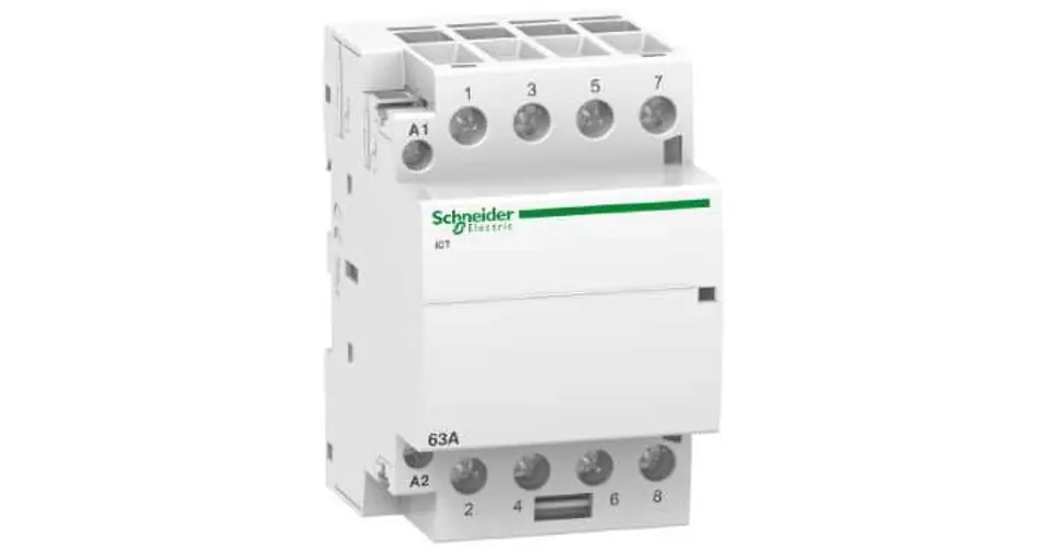 Installációs kontaktor sorolható 63A 400V AC 4-z 220-240V AC-műk 3mod Acti9 iCT Schneider Kihagyhatatlan ajánlat