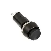 Kapcsoló - Fekete, 12 mm Biztonságos vásárlás