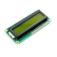 LCD kijelző - Sárga, 16x2 karakter Gyors kiszállítás