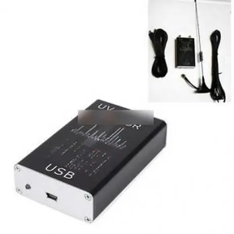 Akciós ár 100KHz-1.7GHz teljes sávú UV HF RTL-SDR USB hangoló vevő / R820T 8232 Ham rádió