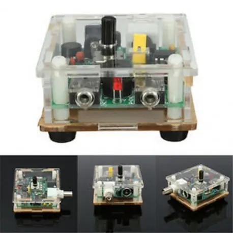 DIY 9-13.8V S-PIXIE CW QRP rövidhullámú rádió adó-vevő készlet 7.023Mhz tokkal Biztonságos fizetés