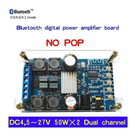 50Wx2 Bluetooth Digitális kétcsatornás hangteljesítmény-erősítő modul Akciós ár
