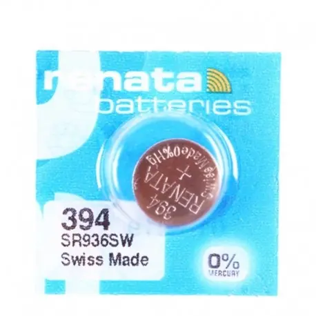 Renata Silver Oxide Watch Battery 394 SR936SW 936 1.55V 100 eredeti márka renata 394 renata 936 akkumulátor Kihagyhatatlan ajánlat