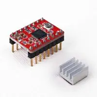 Azonnal elérhető Eredeti motorvezérlő A4988 Pro Reprap 3D nyomtatókhoz