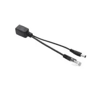 Outlet PoE passzív elosztó RJ45 48V DC koaxiális csatlakozó - férfi