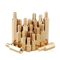 Prémium Réz távolságtartó oszlop - M3 x 20 + 6 mm