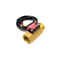 Ingyenes szállítás Sárgaréz áramlásmérő YF-B2 1/2" 1-25L/min 5-15V