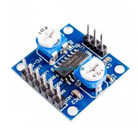 Bestseller PAM8406 digitális erősítő kártya hangerő potenciométerrel 5Wx2 sztereó