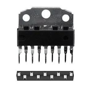 Akció TDA6118JF VIDEO OUT.AMP. 17MHz 100Vpp 9p.