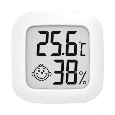 Mini digitális hőmérő Higrométer Digitális LCD hőmérséklet/páratartalom mérő otthoni fali higrotermográf beltéri Végkiárusítás
