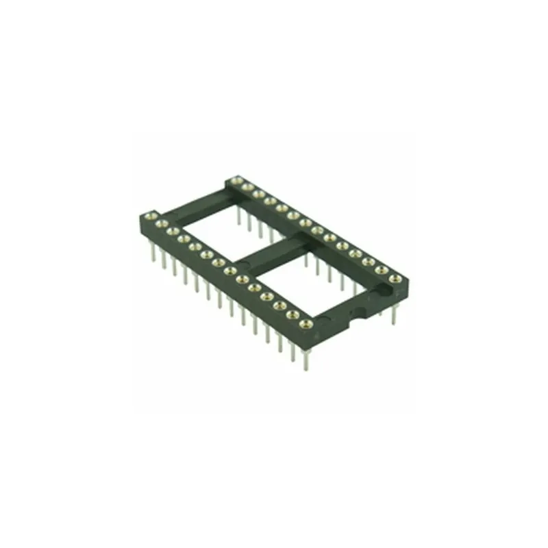 Újdonság Nincs szín - Esztergált csap DIL IC foglalat 7.62mm 8 tűs (5 db-os csomag)