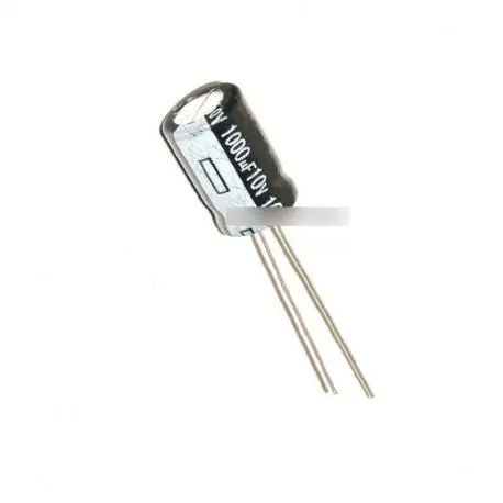 20db 1000uF 10V 105° C-os radiális elektrolit kondenzátor 8x12mm Legnépszerűbb