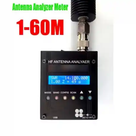 Rendeld meg most 1-60M MR300 digiis rövidhullámú Antenna Analyzer mérő teszter amatőr rádiózáshoz
