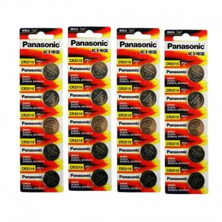20db eredeti vadonatúj akkumulátor a PANASONIC cr2016 3v gombos cellás érmeelemekhez órakomputerhez CR 2016 Szuper ajánlat